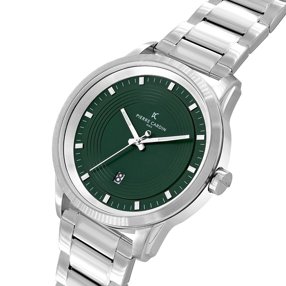 Pierre Cardin Gray Stainless Steel Dress Watch | Regal Royce