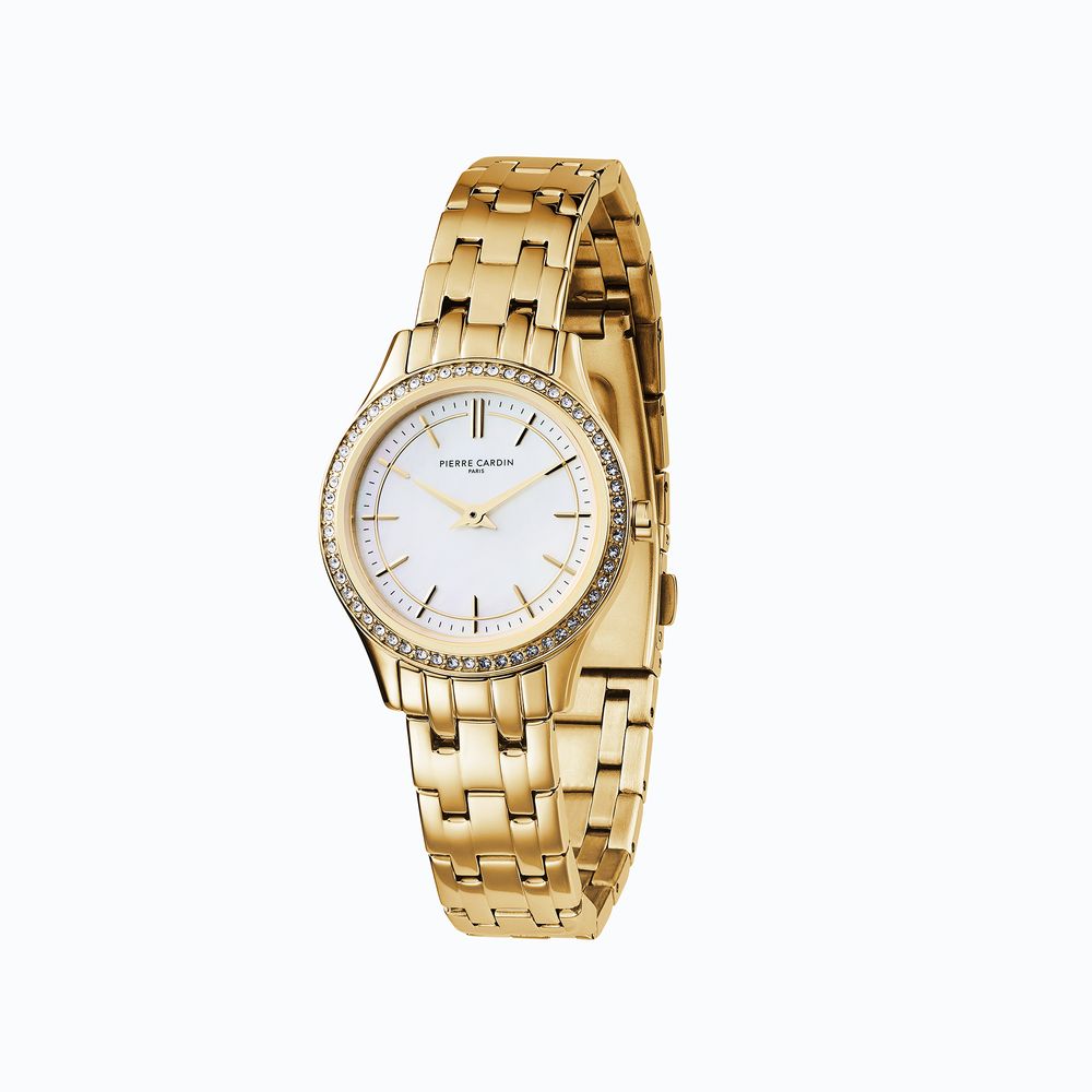 Pierre Cardin Gold Stainless Steel Dress Watch | Regal Royce