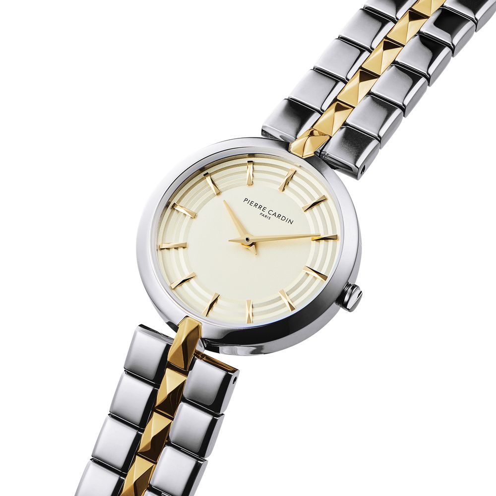 Pierre Cardin Gray Stainless Steel Dress Watch | Regal Royce
