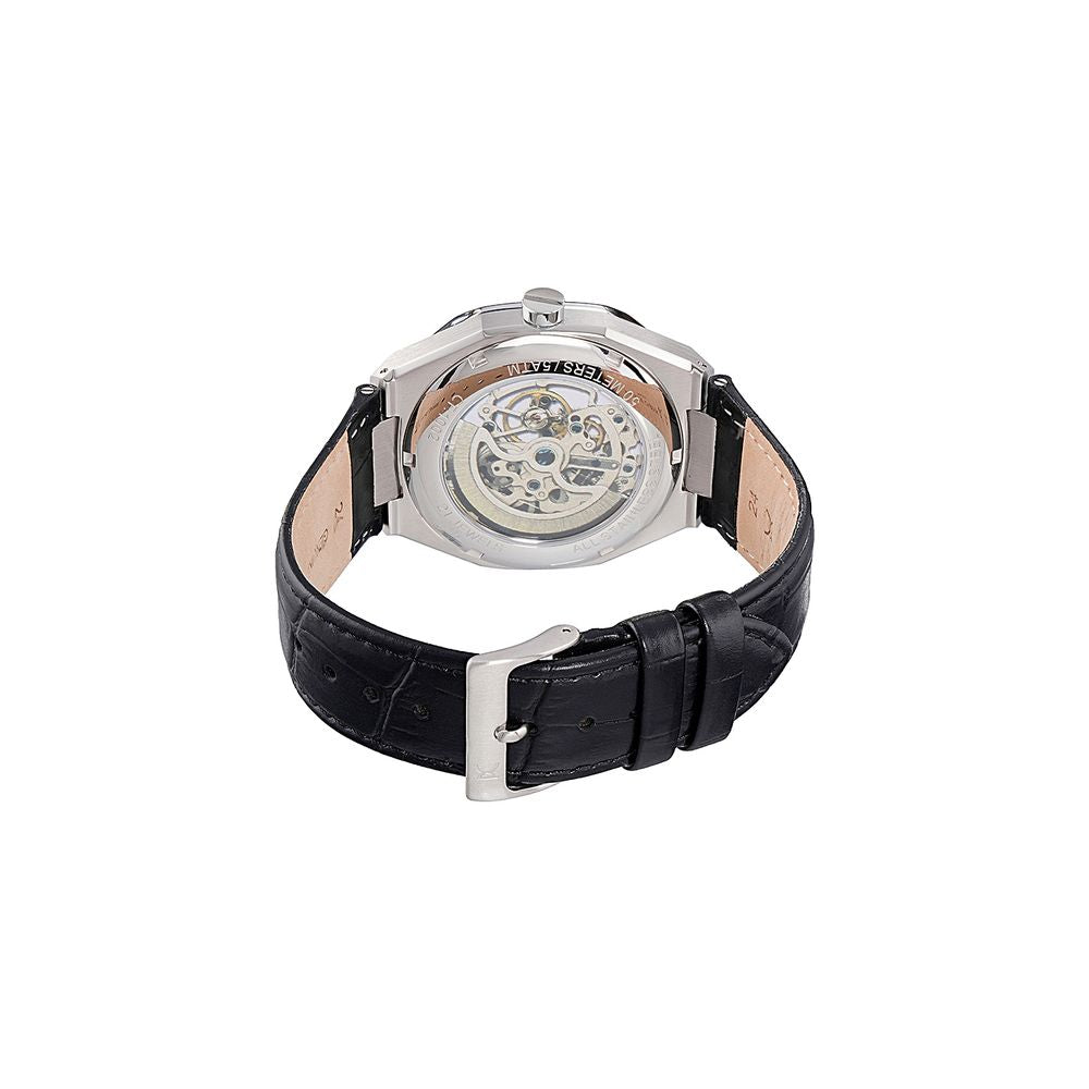 Pierre Cardin Black Leather Bracelet Watch | Regal Royce