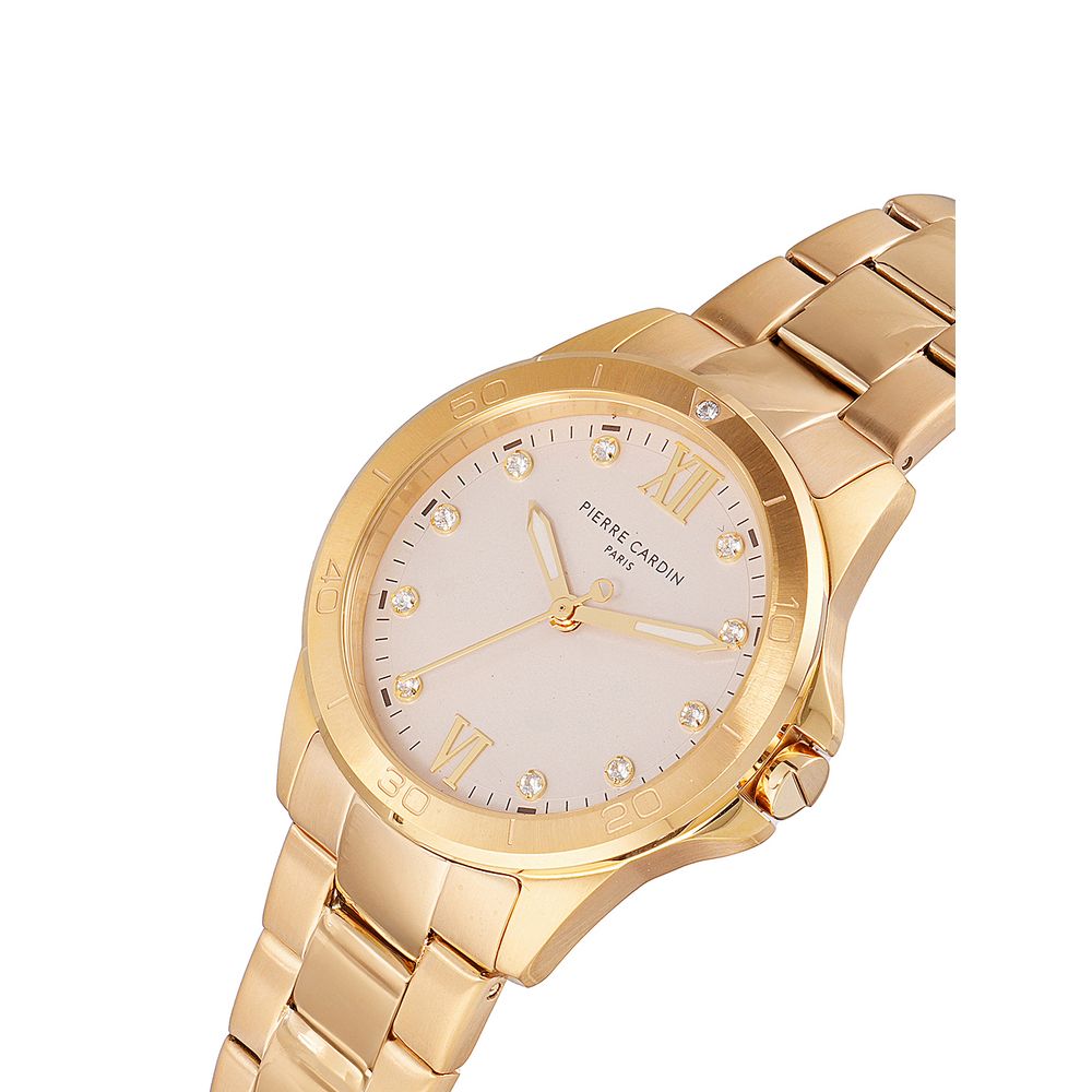 Pierre Cardin Gold Stainless Steel Dress Watch | Regal Royce
