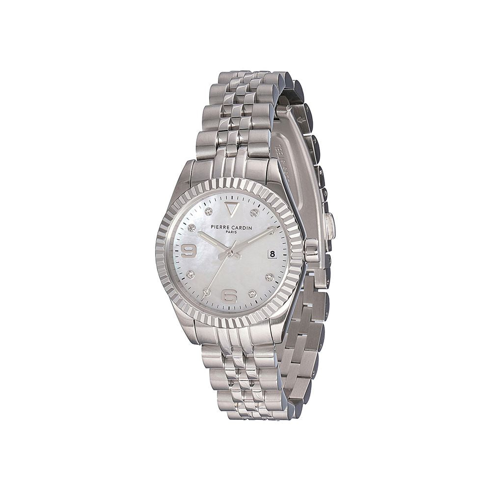Pierre Cardin Gray Stainless Steel Dress Watch | Regal Royce
