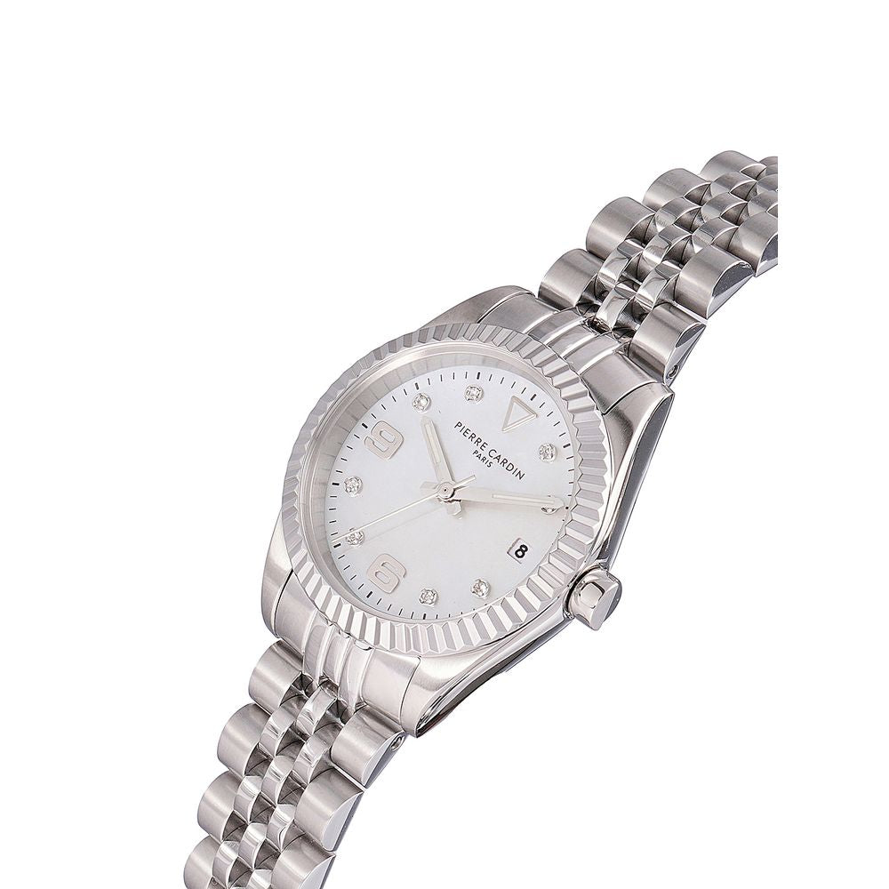 Pierre Cardin Gray Stainless Steel Dress Watch | Regal Royce