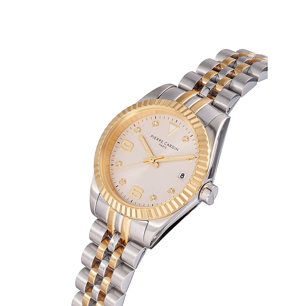 Pierre Cardin Gray Stainless Steel Dress Watch | Regal Royce