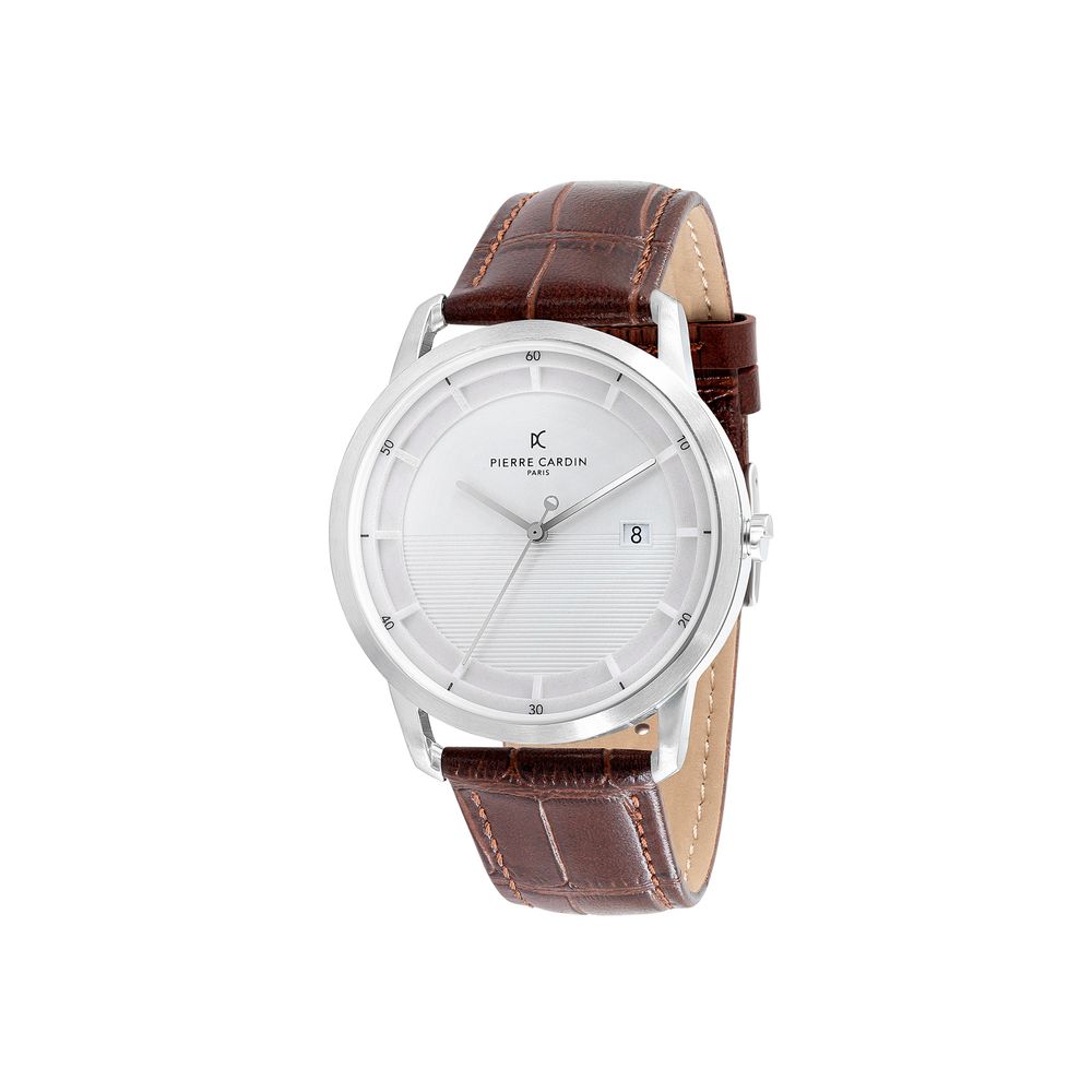 Pierre Cardin Brown Leather Dress Watch | Regal Royce