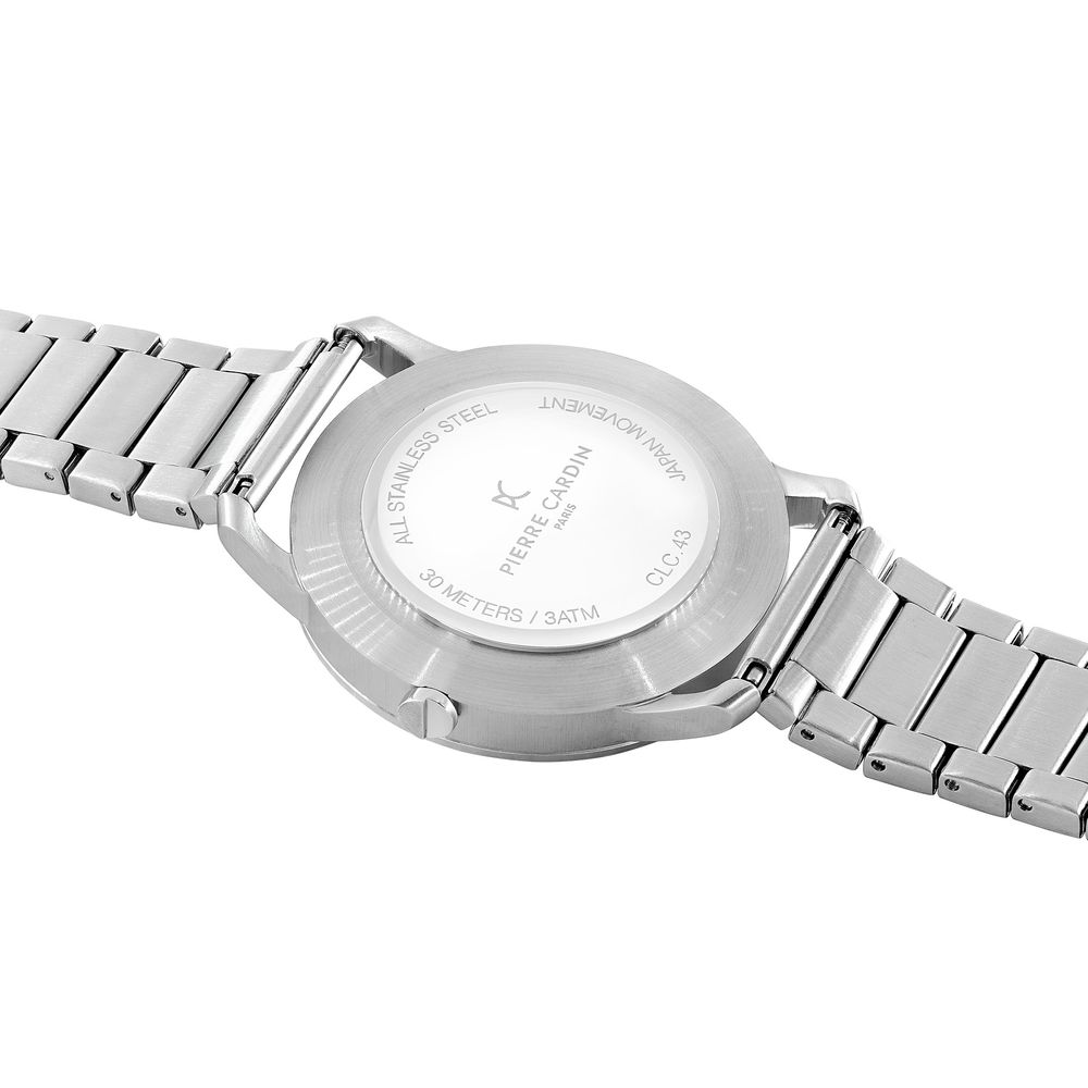 Pierre Cardin Gray Stainless Steel Dress Watch | Regal Royce