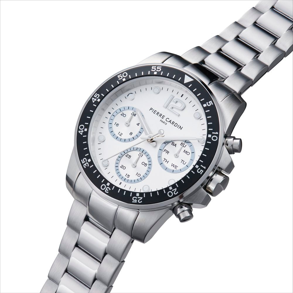 Pierre Cardin Gray Stainless Steel Dress Watch | Regal Royce