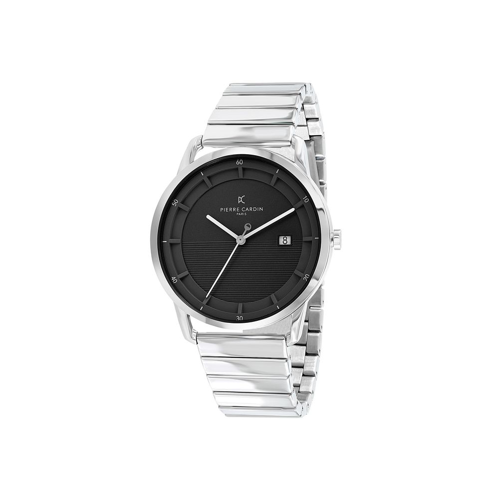 Pierre Cardin Gray Stainless Steel Dress Watch | Regal Royce