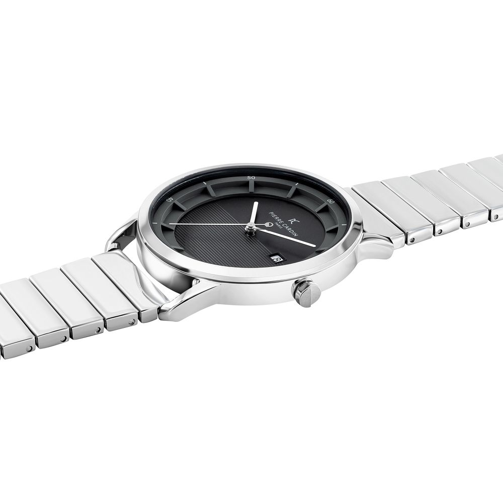 Pierre Cardin Gray Stainless Steel Dress Watch | Regal Royce
