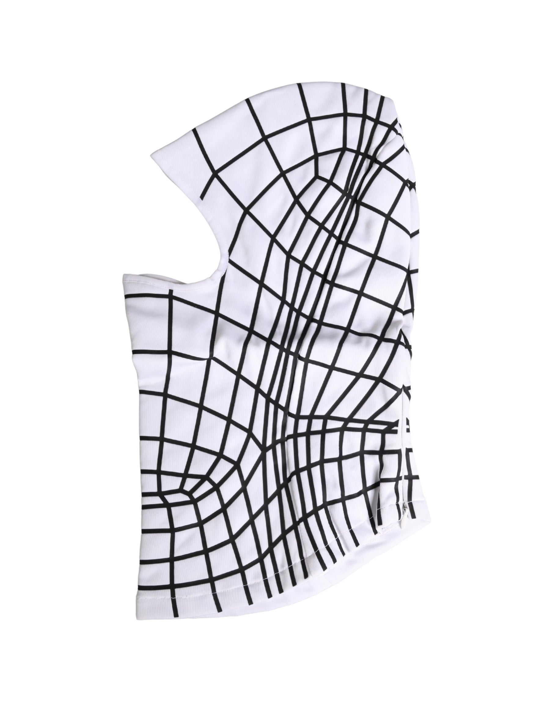 Dolce & Gabbana Men White Stripes Nylon Ski Mask Balaclava Hat | Regal Royce