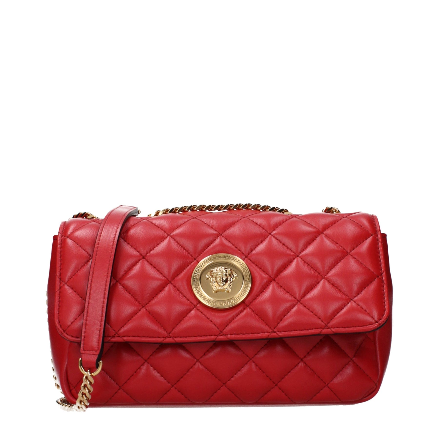 Versace Red Leather Shoulder Bag | Regal Royce