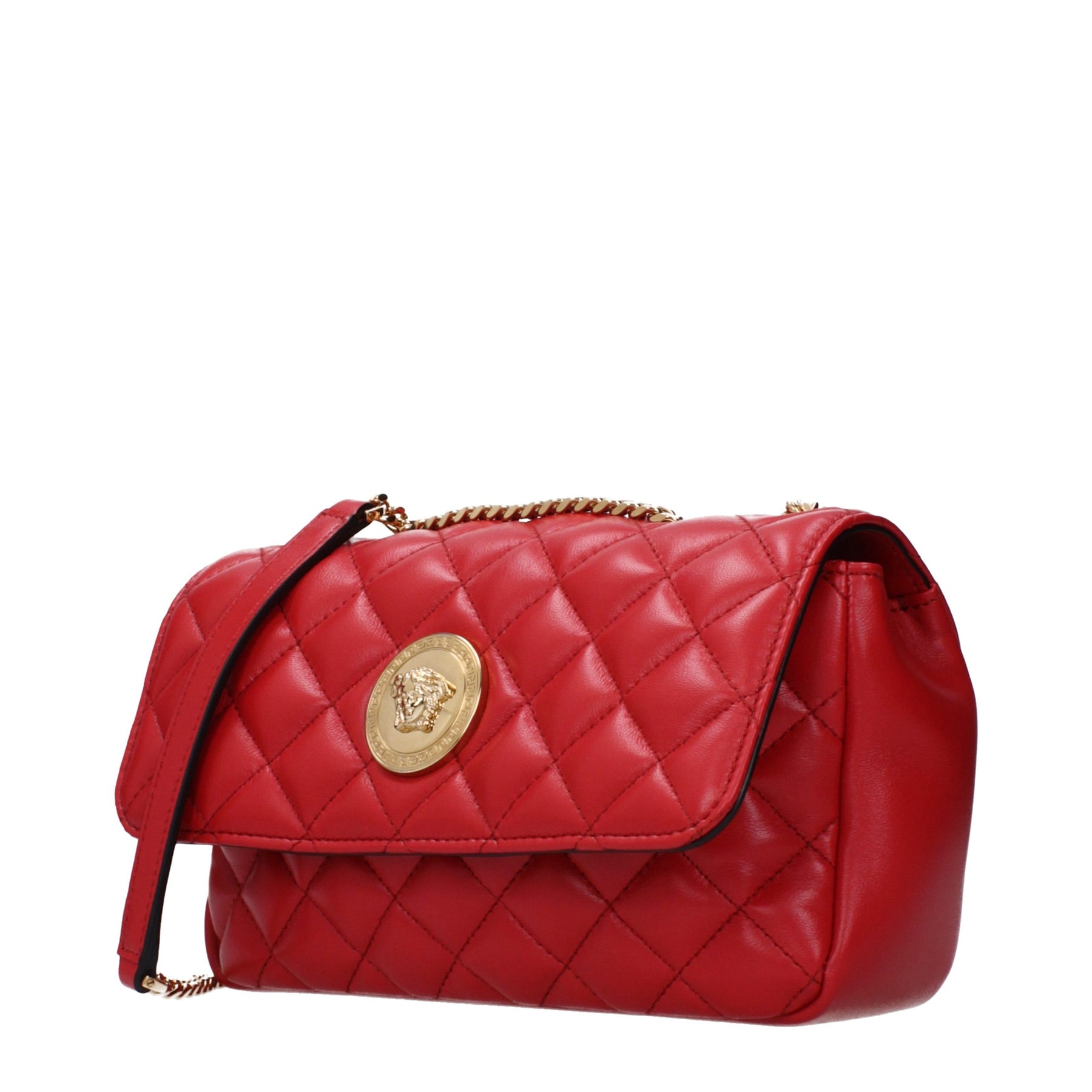 Versace Red Leather Shoulder Bag | Regal Royce