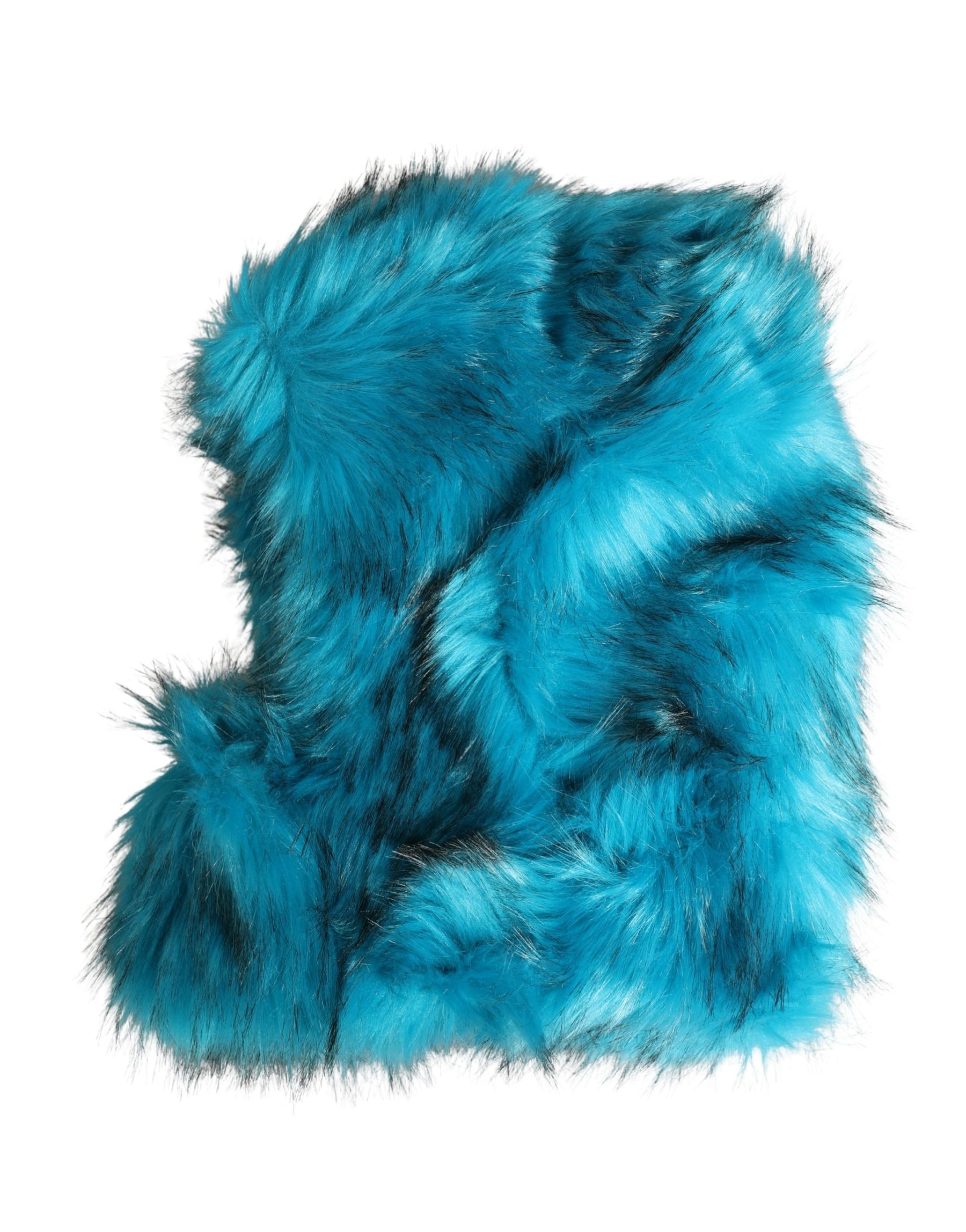 Dolce & Gabbana Blue Modacrylic Fur Women Bucket Capello Hat | Regal Royce