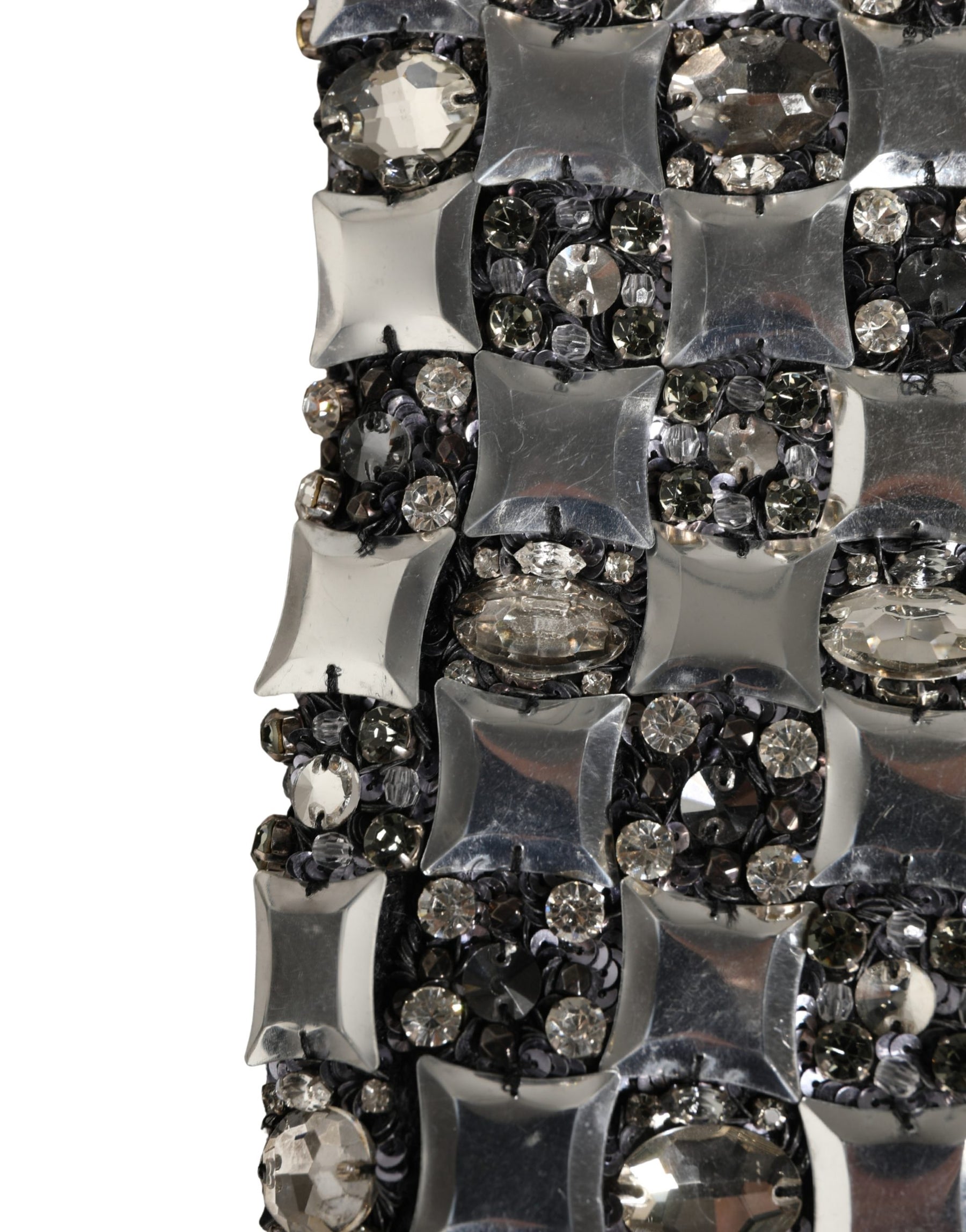 Dolce & Gabbana Black Wool Crystal Embellished Balaclava Hat | Regal Royce