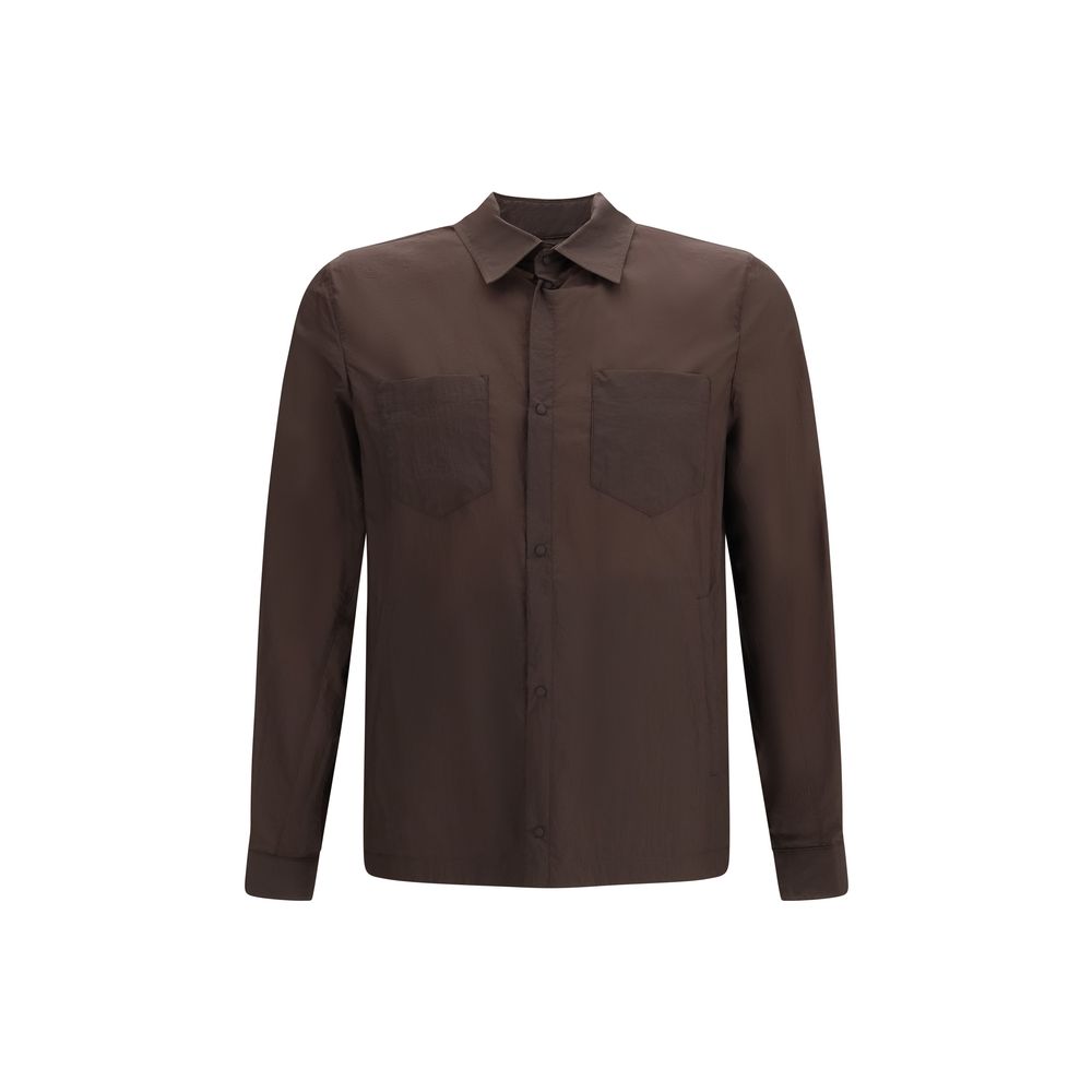Herno Brown Polyamide Shirt | Regal Royce