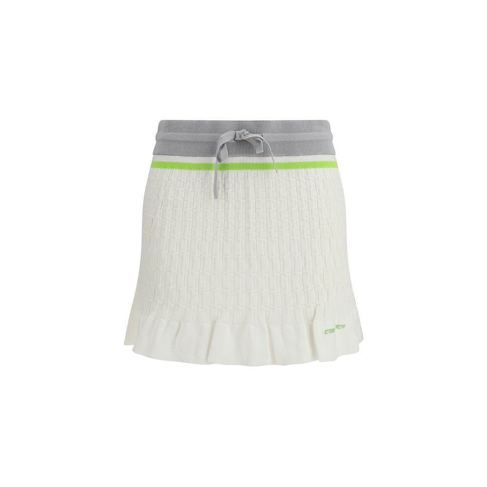 Casablanca White Cotton Mini Skirt | Regal Royce