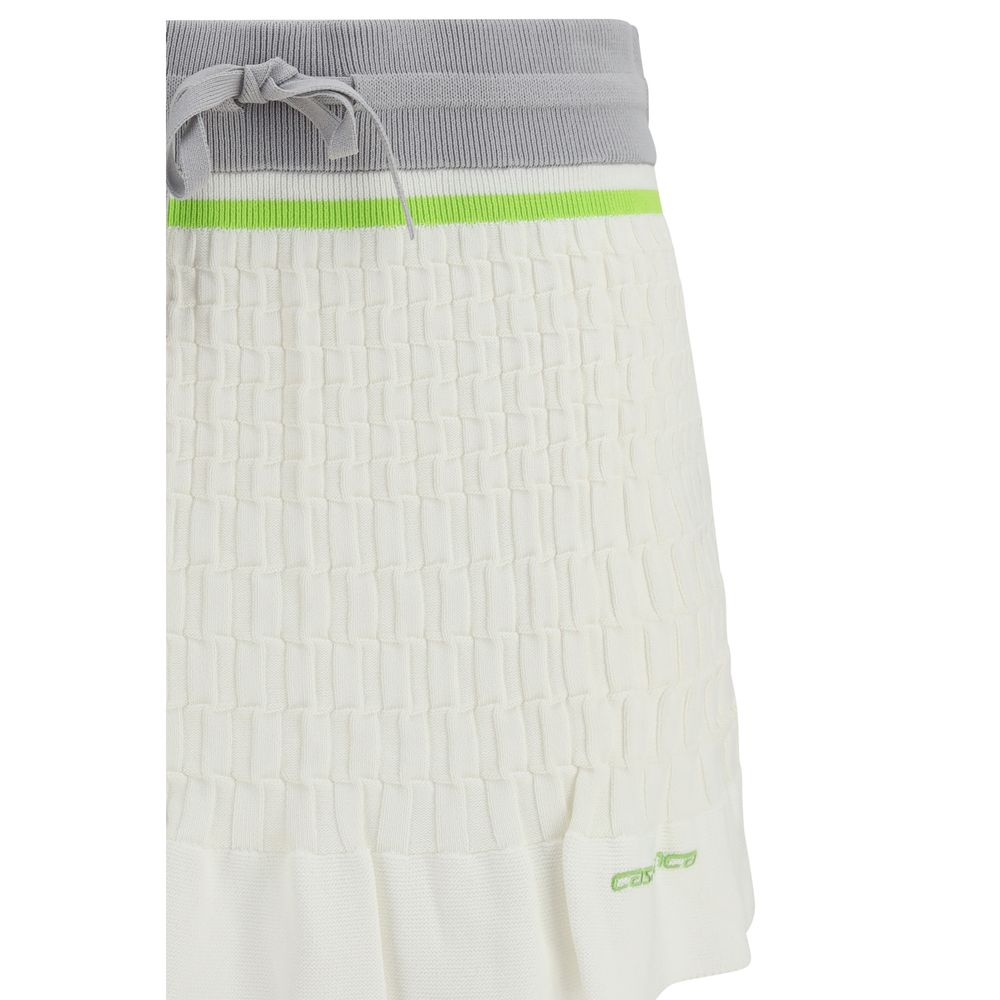 Casablanca White Cotton Mini Skirt | Regal Royce