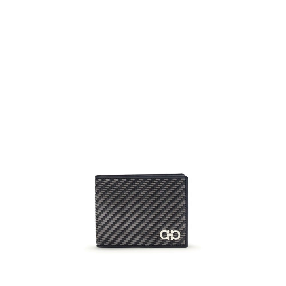 Ferragamo Gray Lamb Ovis Aries Aries Wallet