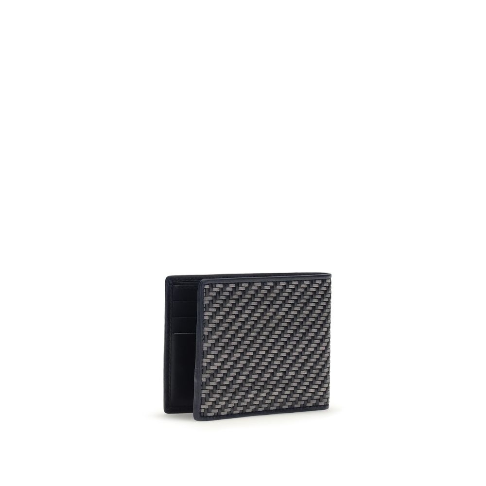 Ferragamo Gray Lamb Ovis Aries Aries Wallet