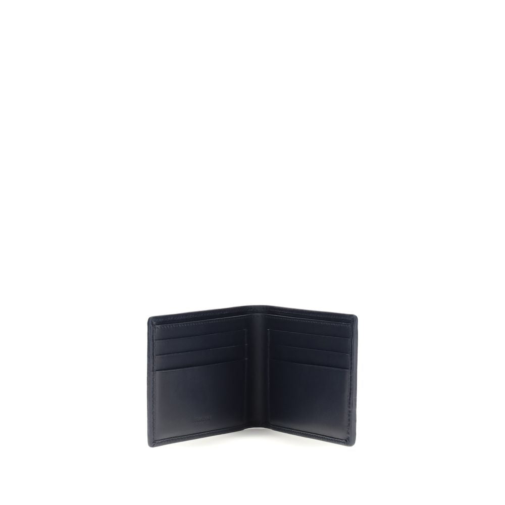 Ferragamo Gray Calf Leather Bos Taurus Wallet | Regal Royce