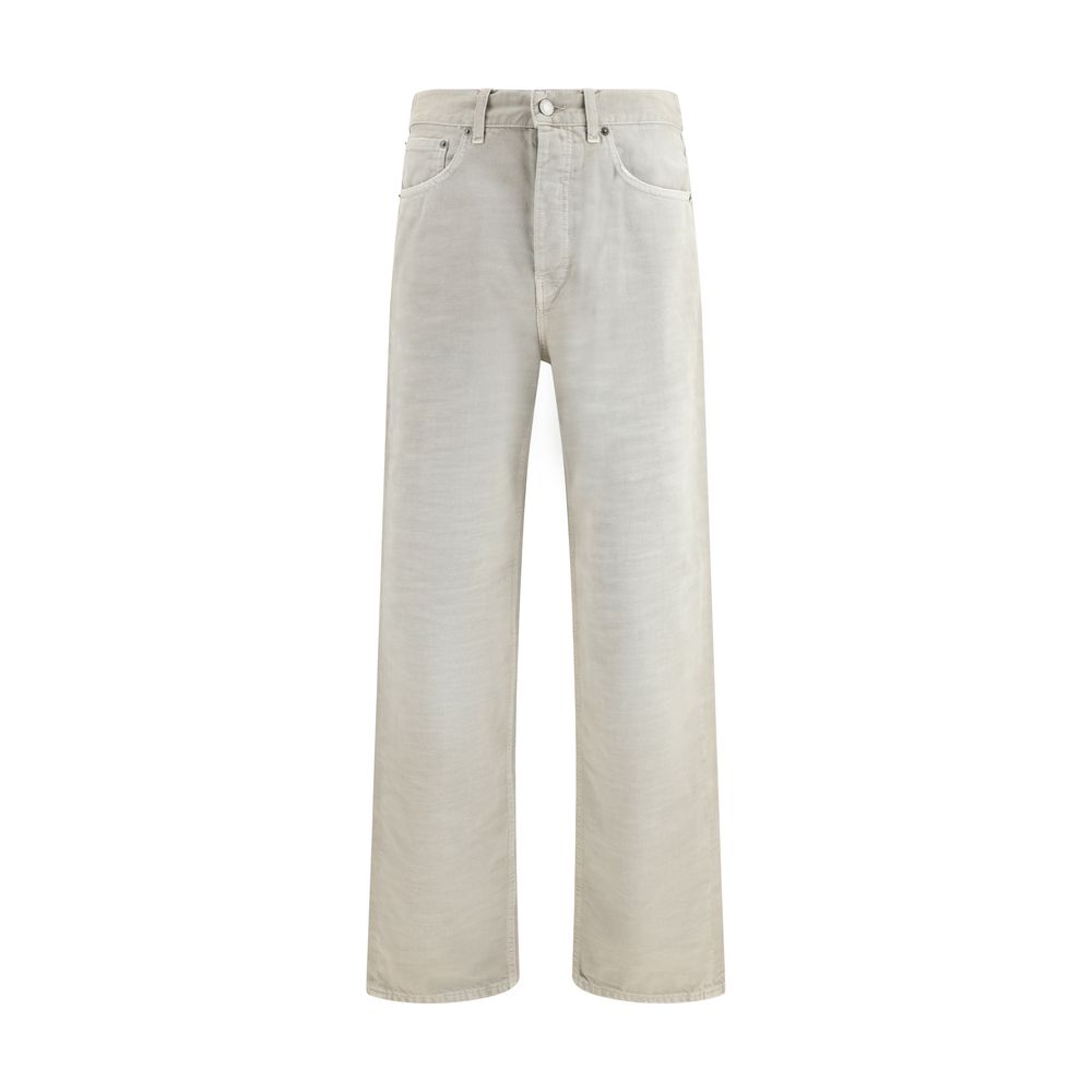 Haikure Gray Cotton Straight-Leg Jeans | Regal Royce