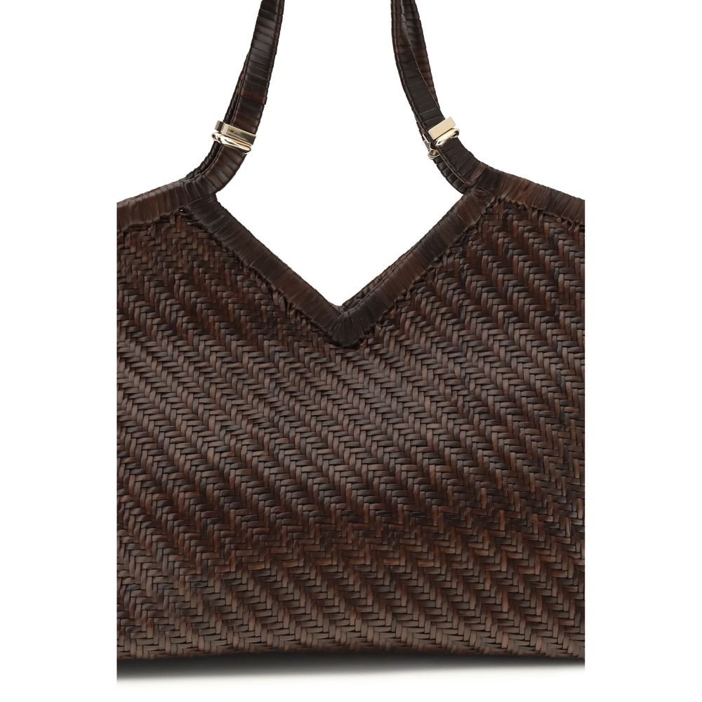 Benedetta Bruzziches Brown Buffalo Leather Handbag | Regal Royce