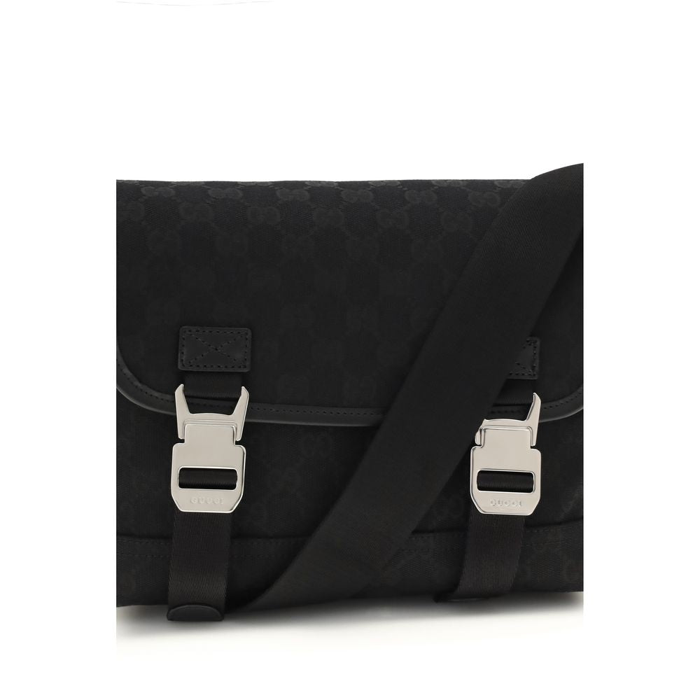 Gucci Black Polyester Shoulder Bag | Regal Royce