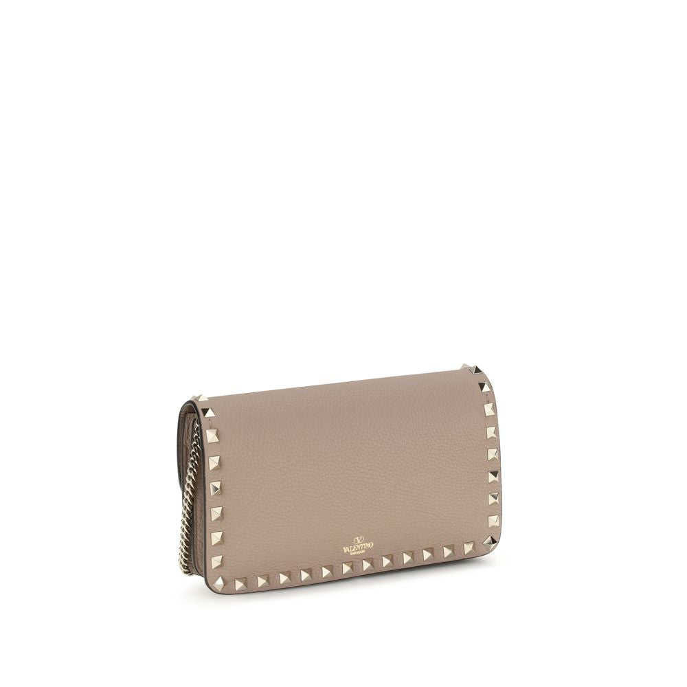 Valentino Garavani Beige Calf Leather Bos Taurus Wallet | Regal Royce
