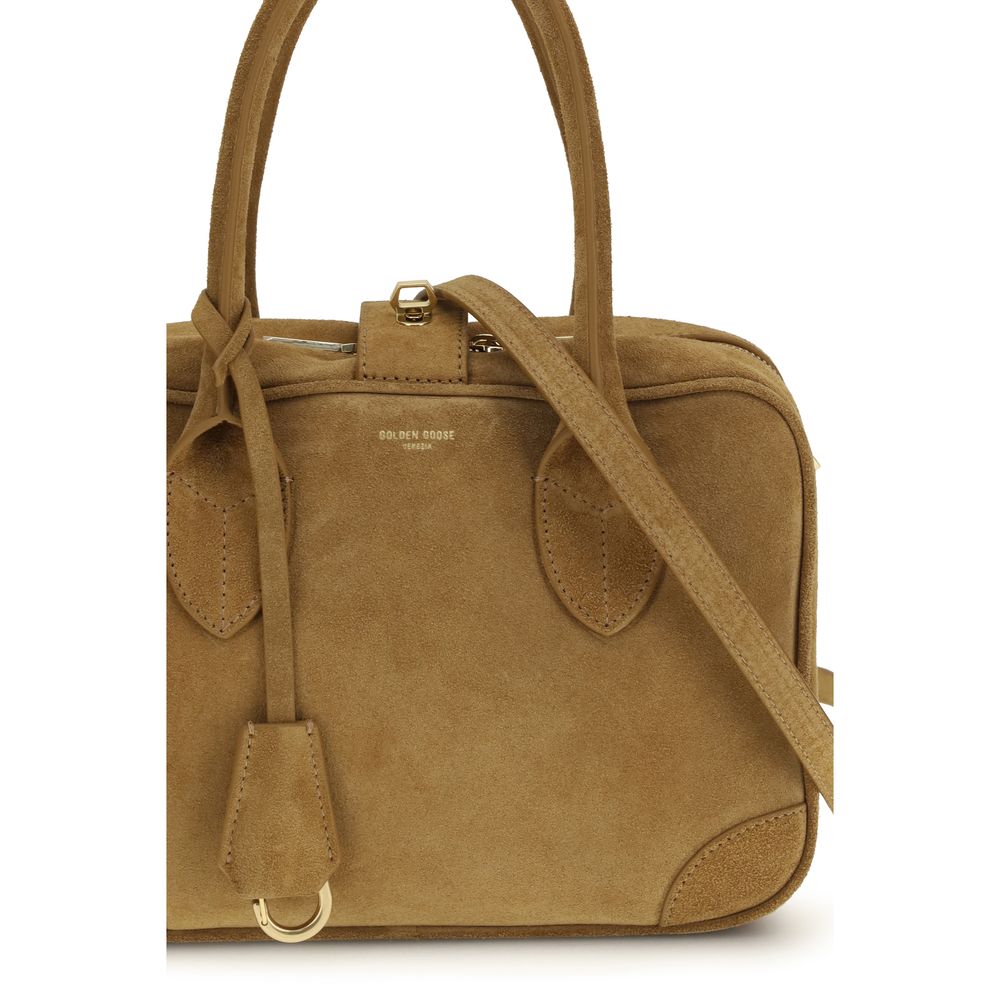 Golden Goose Beige Calf Leather Bos Taurus Handbag | Regal Royce