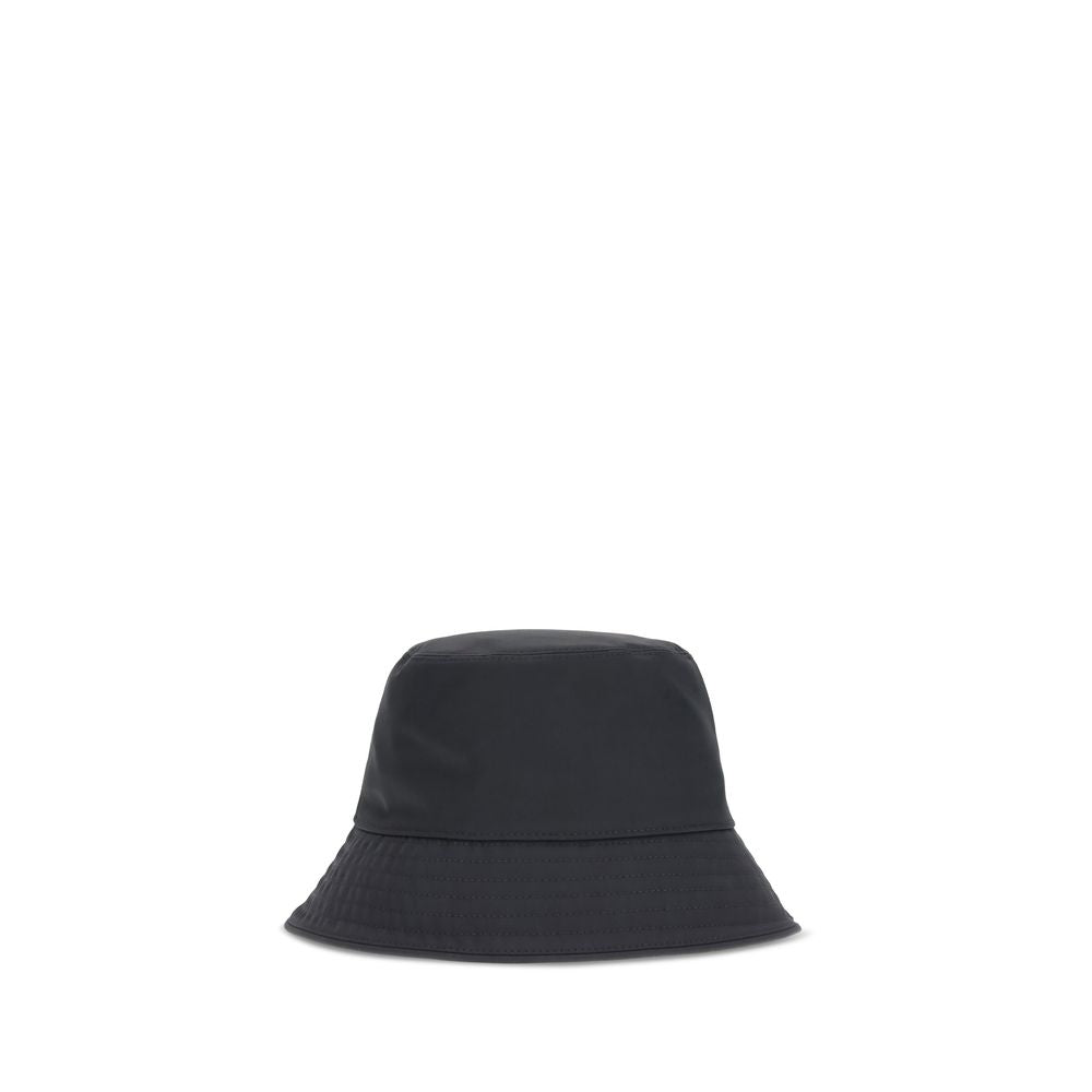 Moncler Blue Cotton Bucket Hat | Regal Royce