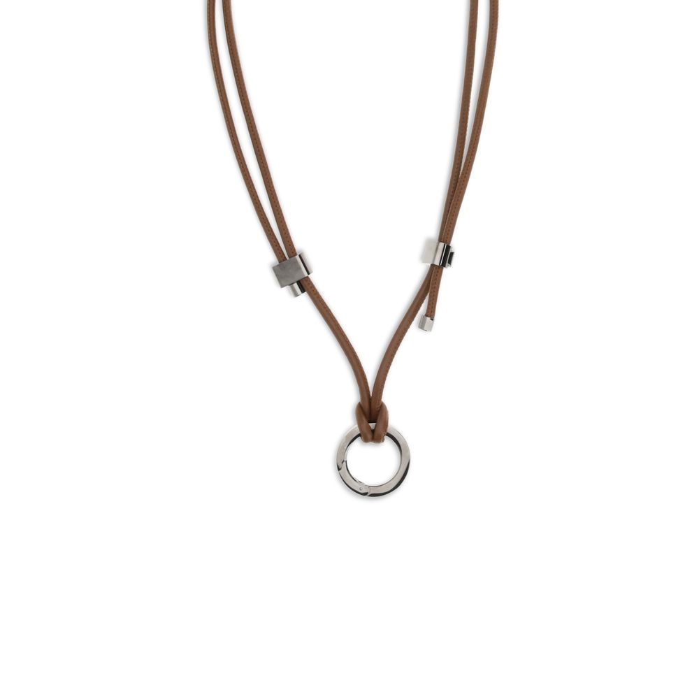 Brunello Cucinelli Brown Calf Leather Bos Taurus Glasses (Frames) | Regal Royce