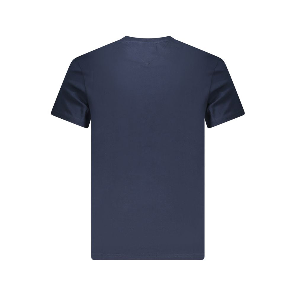 Tommy Hilfiger Blue Cotton Men T-Shirt | Regal Royce