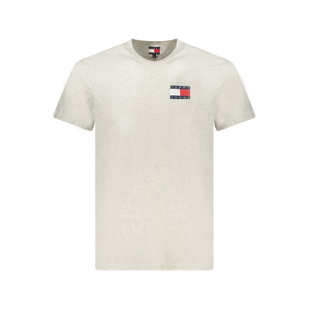 Tommy Hilfiger Grigio Cotton Men T-Shirt | Regal Royce