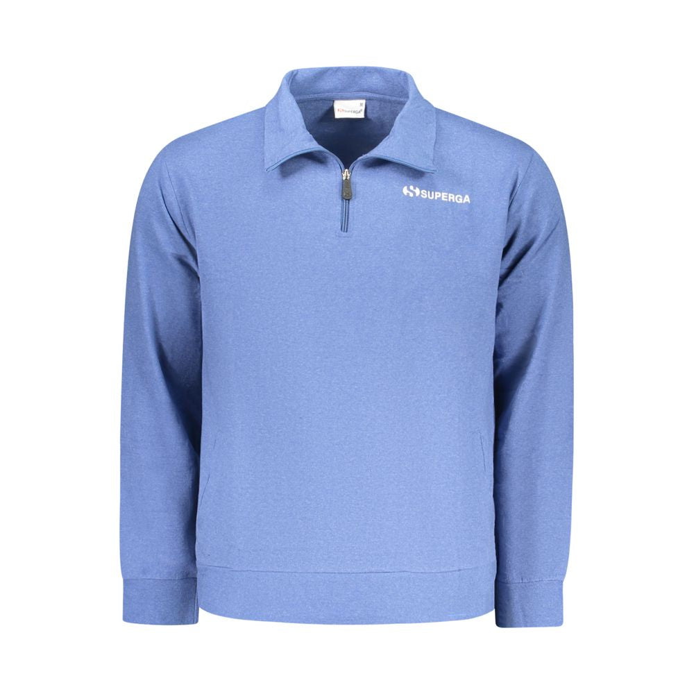 Superga Azzurro Cotton Men's Sweatshirt | Regal Royce