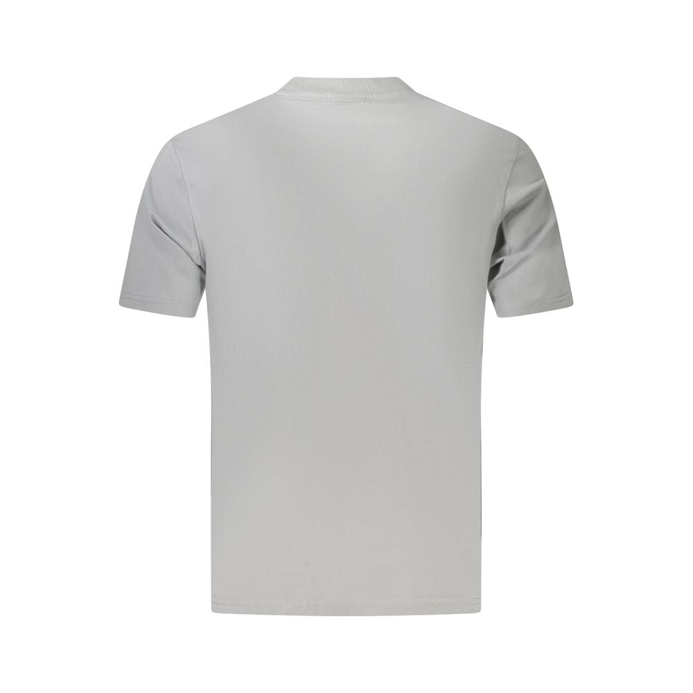 Napapijri Grigio Cotton Men T-Shirt | Regal Royce