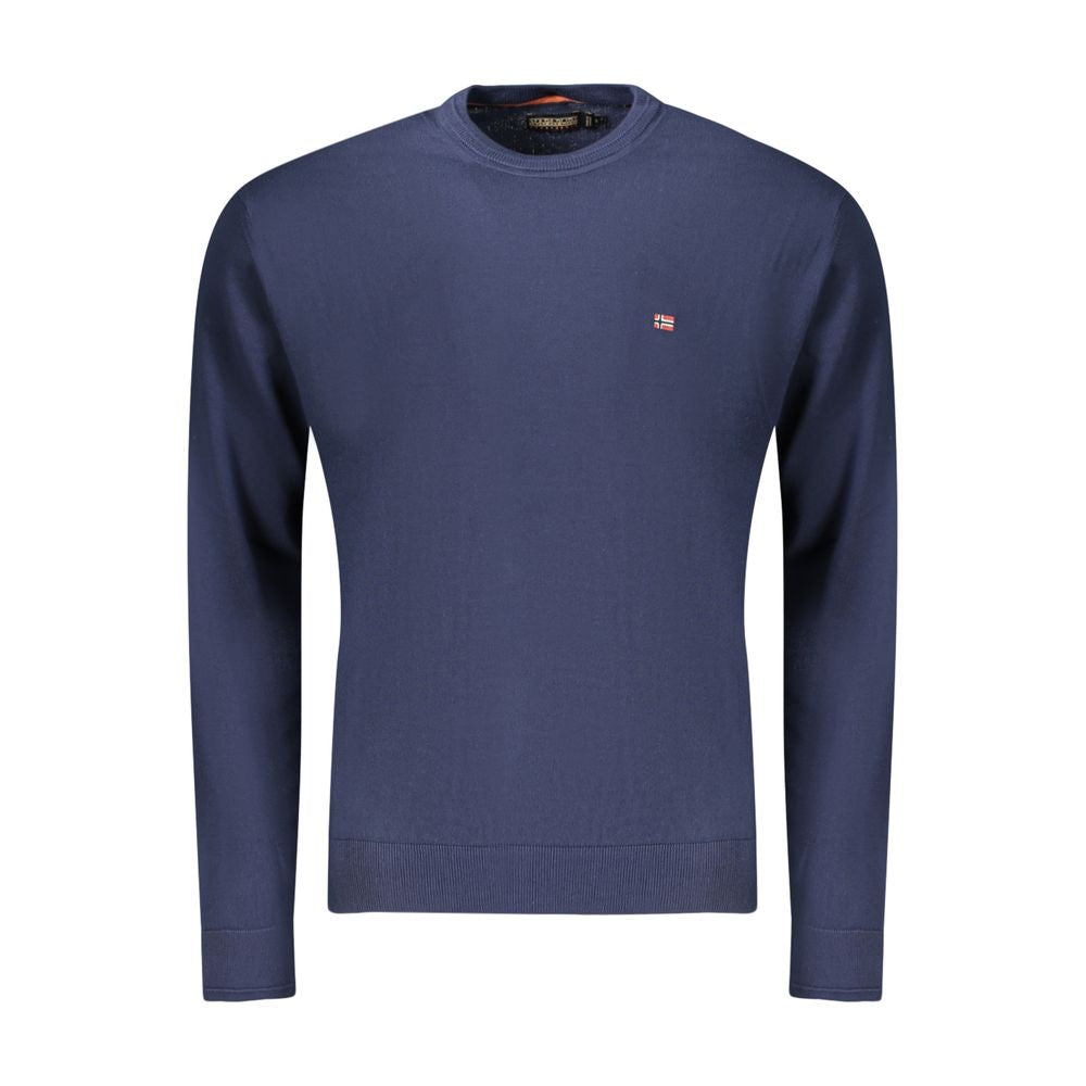 Napapijri Blue Cotton Men's Shirt | Regal Royce