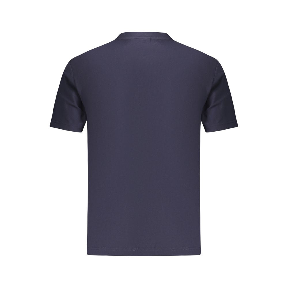 Napapijri Blue Cotton Men T-Shirt | Regal Royce