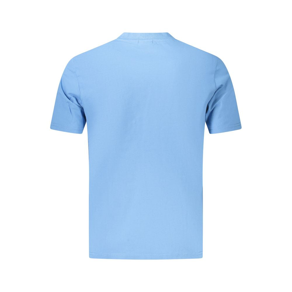 Napapijri Azzurro Cotton Men T-Shirt | Regal Royce