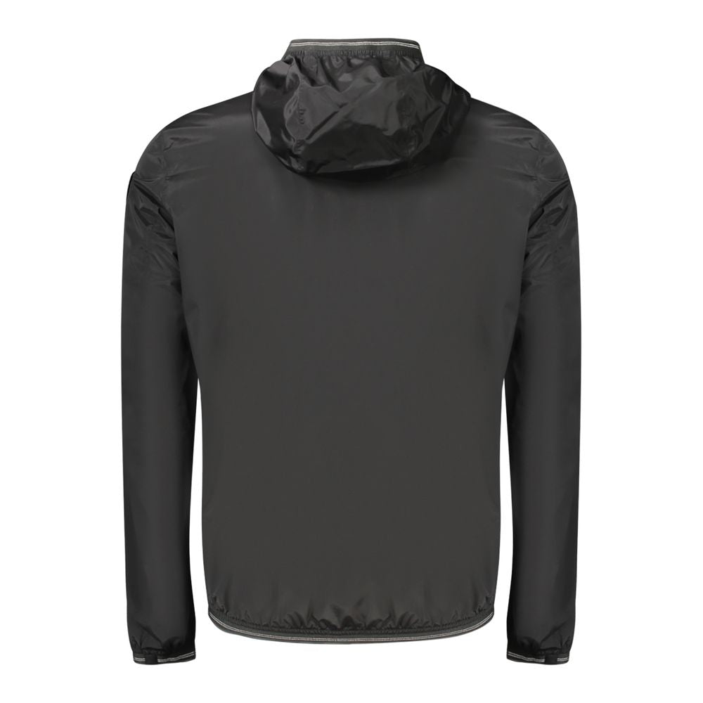 Blauer Black Poliammide Men's Jacket | Regal Royce