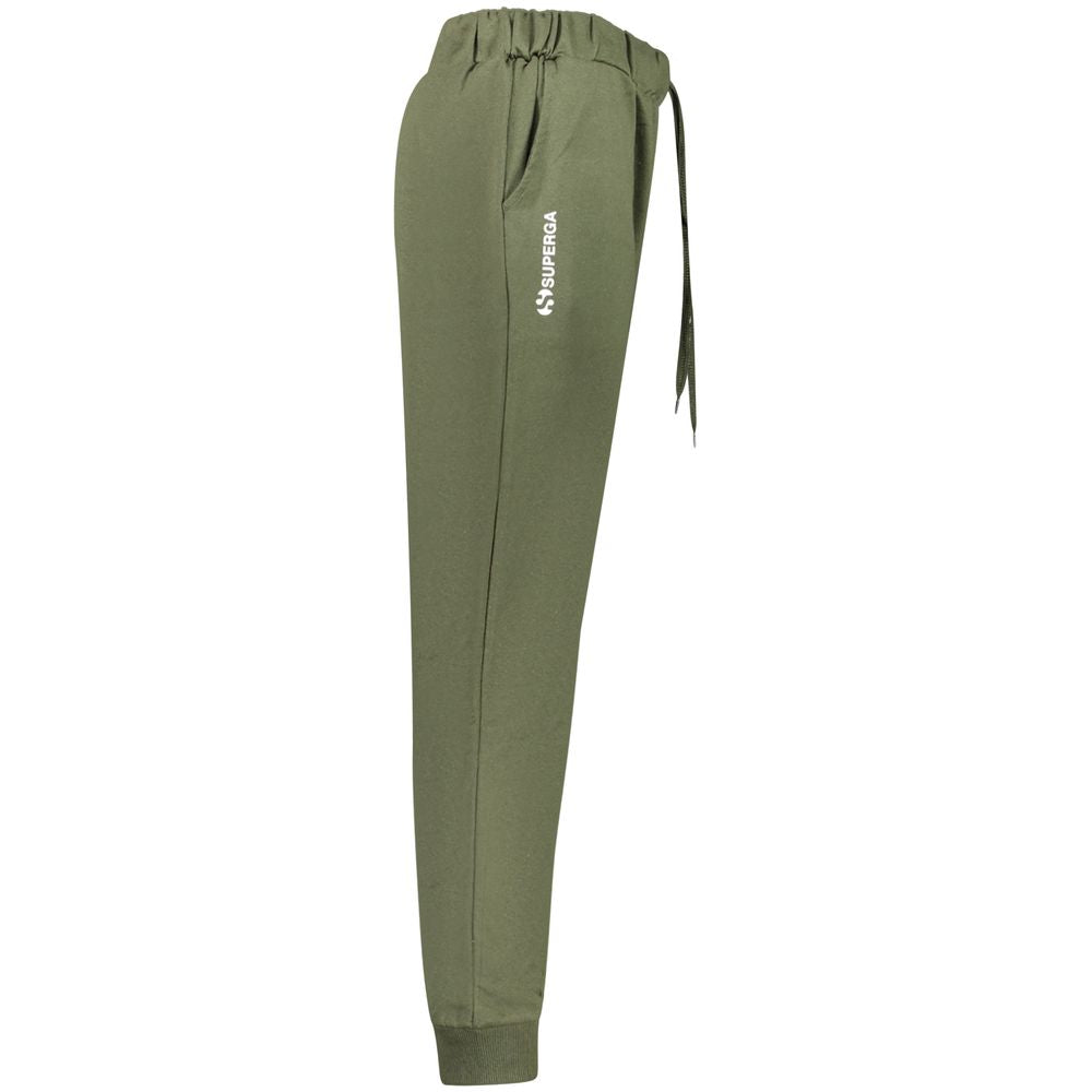 Superga Verde Cotton Men's Track Pant | Regal Royce