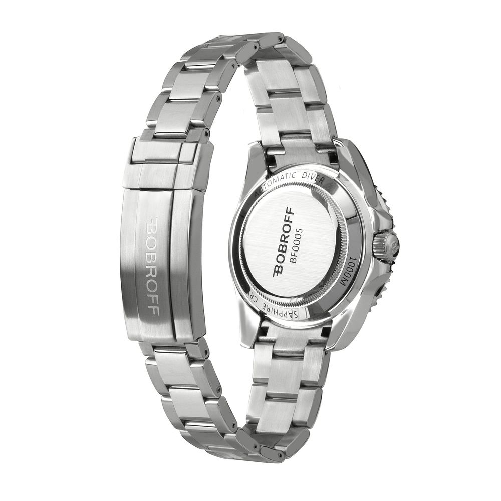 Bobroff Silver Stainless Steel Sport Watch | Regal Royce