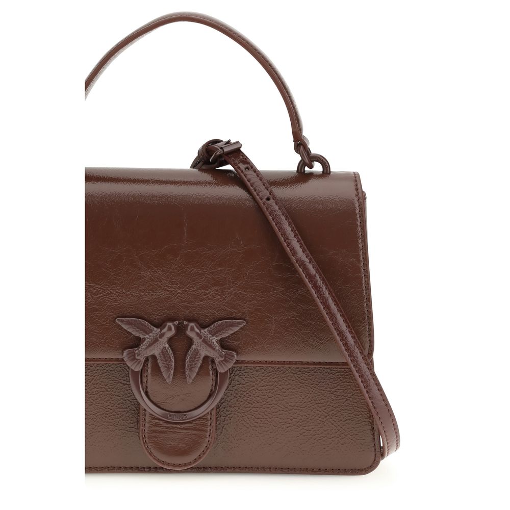 PINKO Brown Lamb Ovis Aries Aries Handbag | Regal Royce