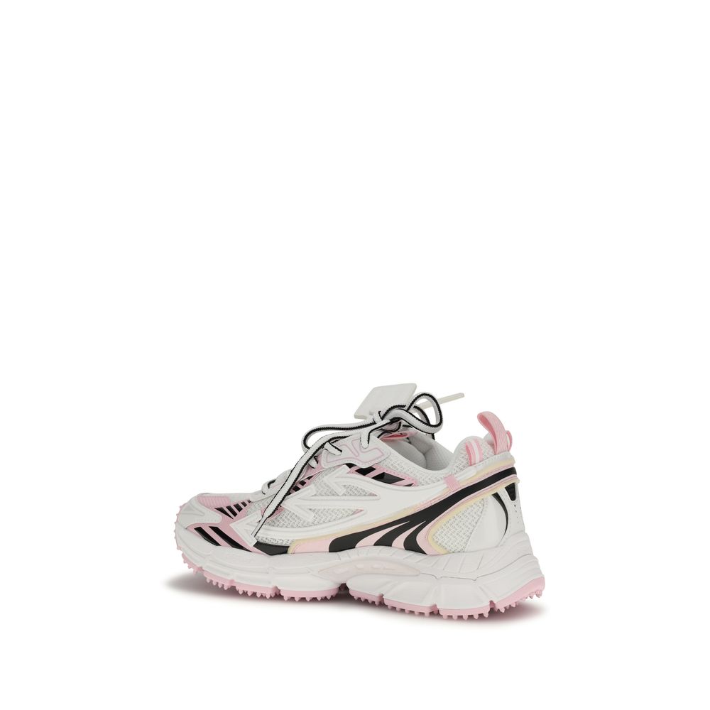 Off-White Multicolor Polyester Athletic Sneakers | Regal Royce