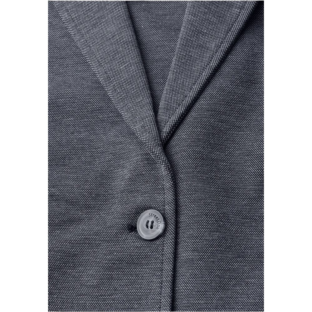 Street One Blue Polyacrylic Blazer | Regal Royce