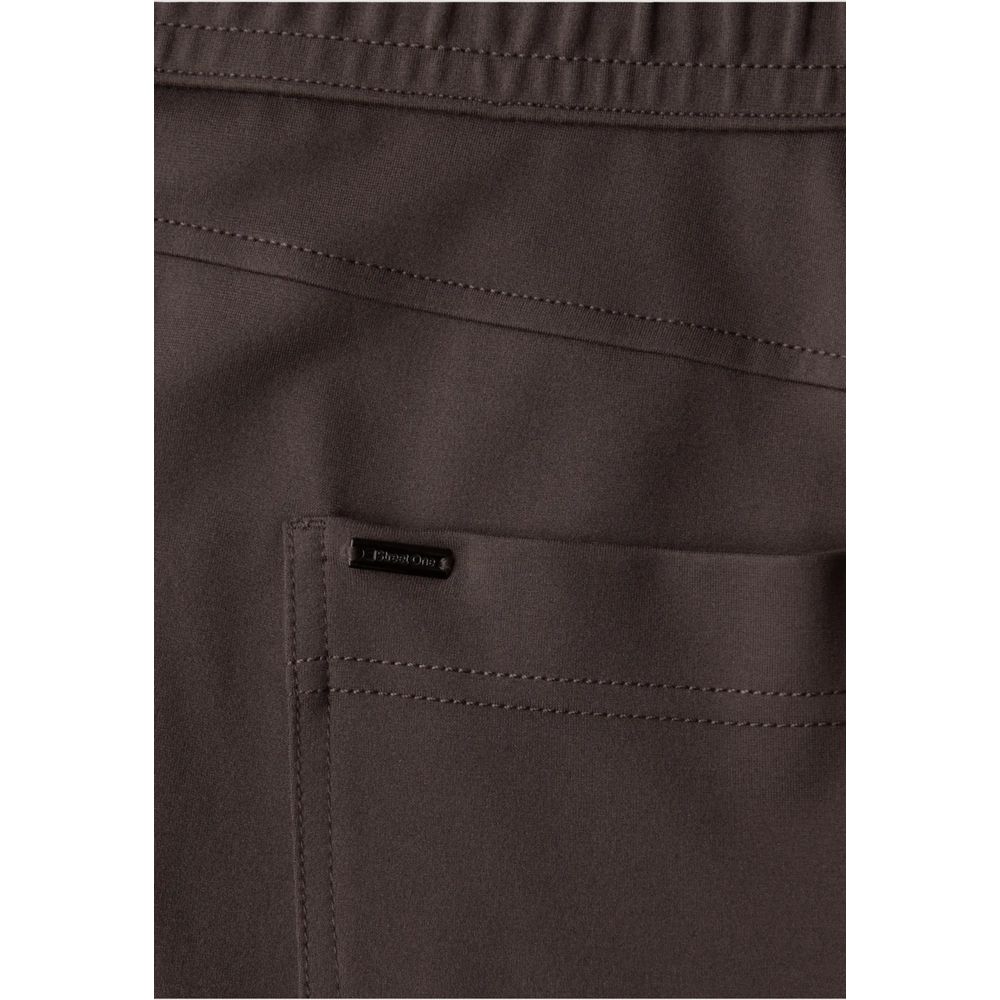 Street One Brown Viscose Casual Pants | Regal Royce