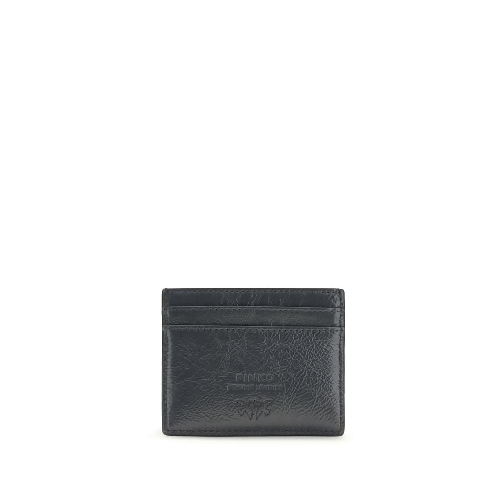 PINKO Gray Calf Leather Bos Taurus Wallet | Regal Royce