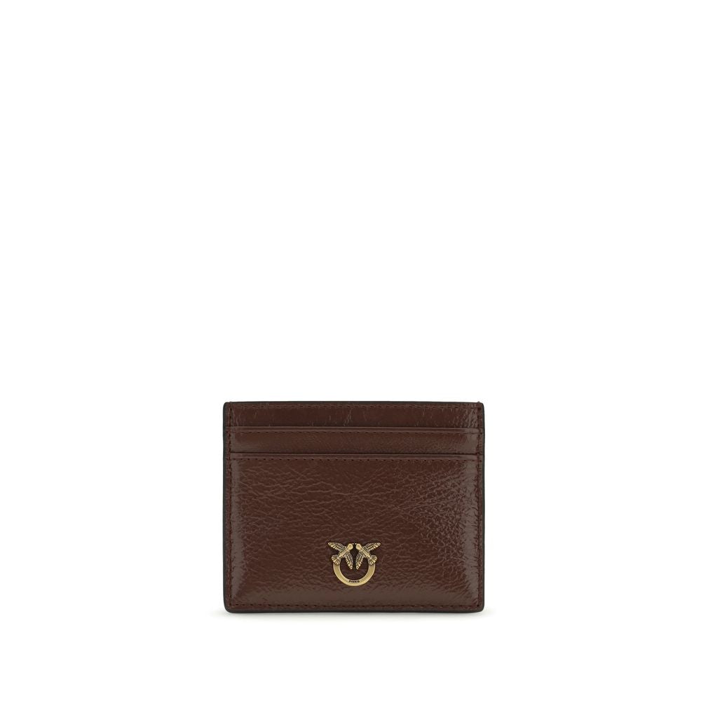 PINKO Bordeaux Calf Leather Bos Taurus Wallet | Regal Royce