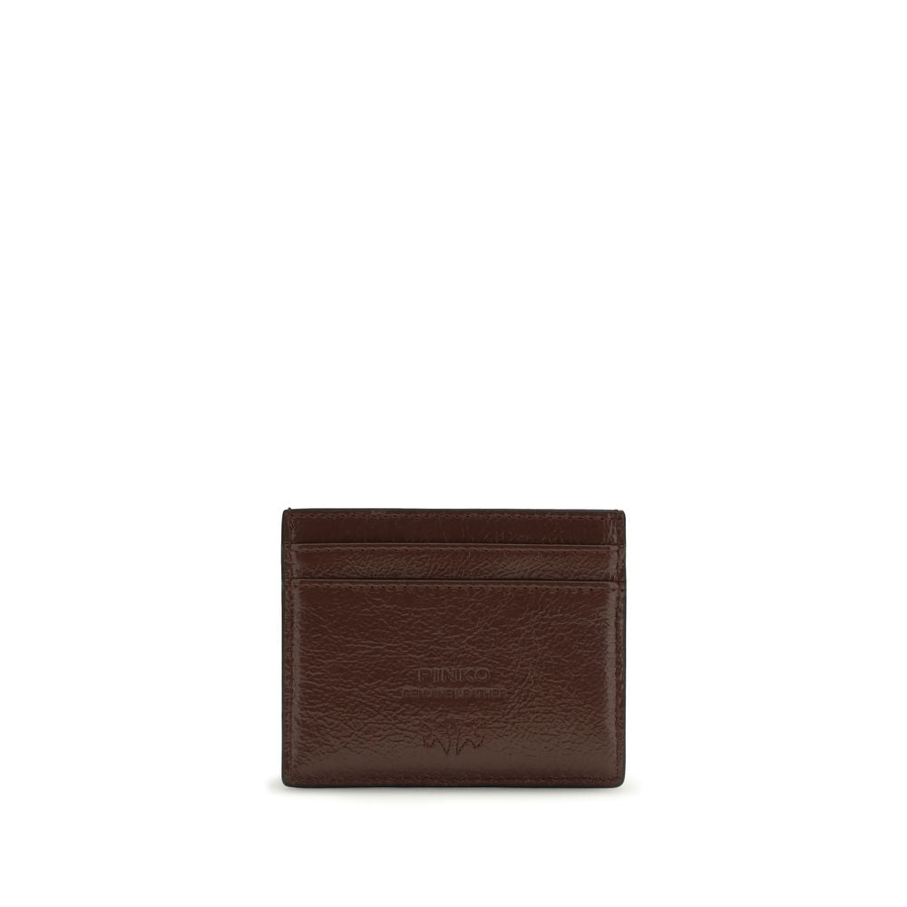 PINKO Bordeaux Calf Leather Bos Taurus Wallet | Regal Royce