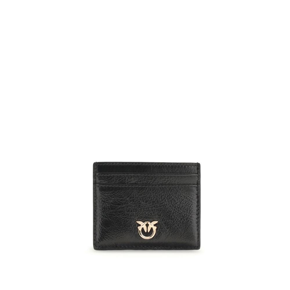 PINKO Black Calf Leather Bos Taurus Wallet | Regal Royce