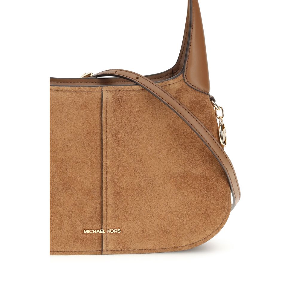 Michael Kors Beige Calf Leather Bos Taurus Shoulder Bag | Regal Royce